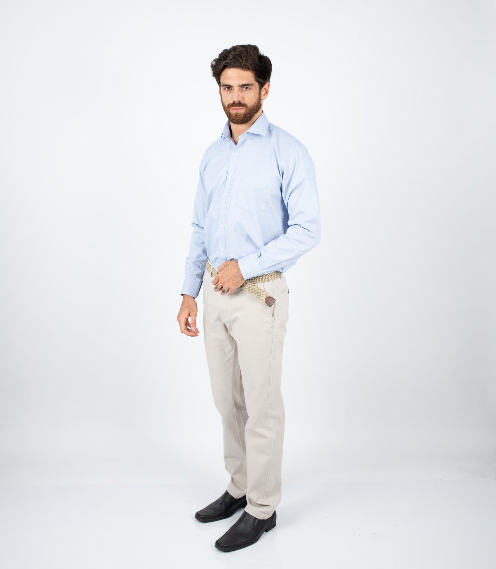 CAMISA ML VESTIR ETIQUETA AZUL PC-6009CAA - Imagen 7