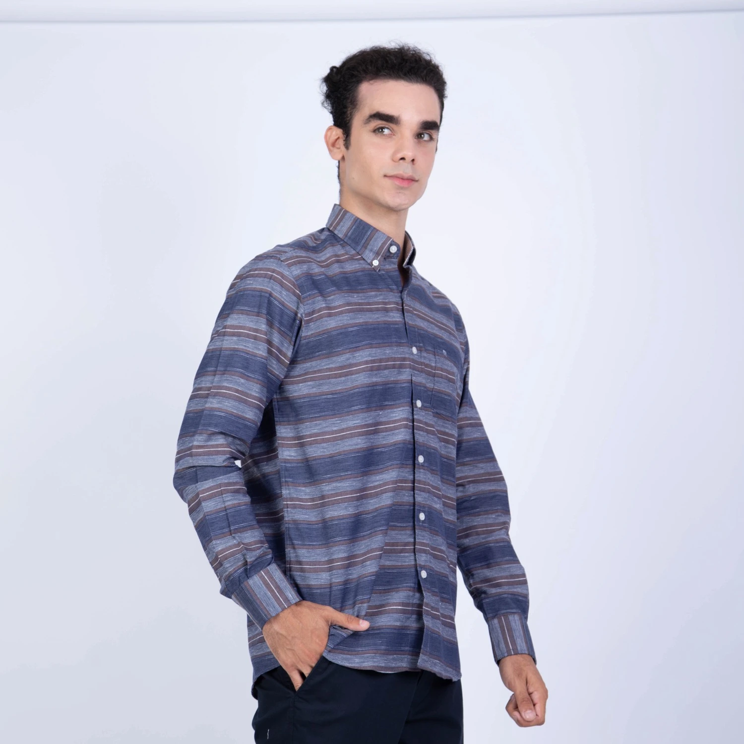 Camisa ML Etiqueta Azul PC-61616CA - Imagen 6