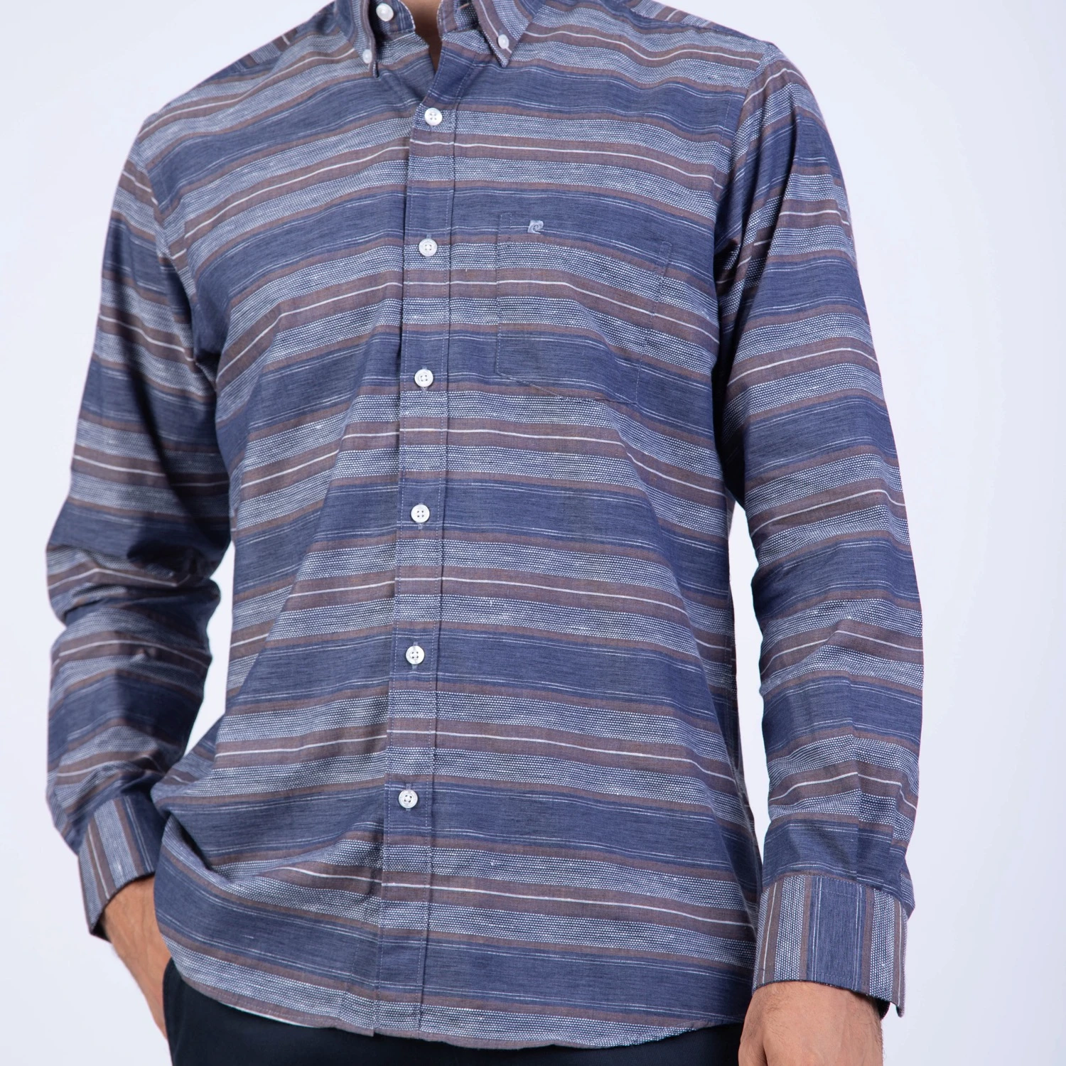 Camisa ML Etiqueta Azul PC-61616CA - Imagen 4
