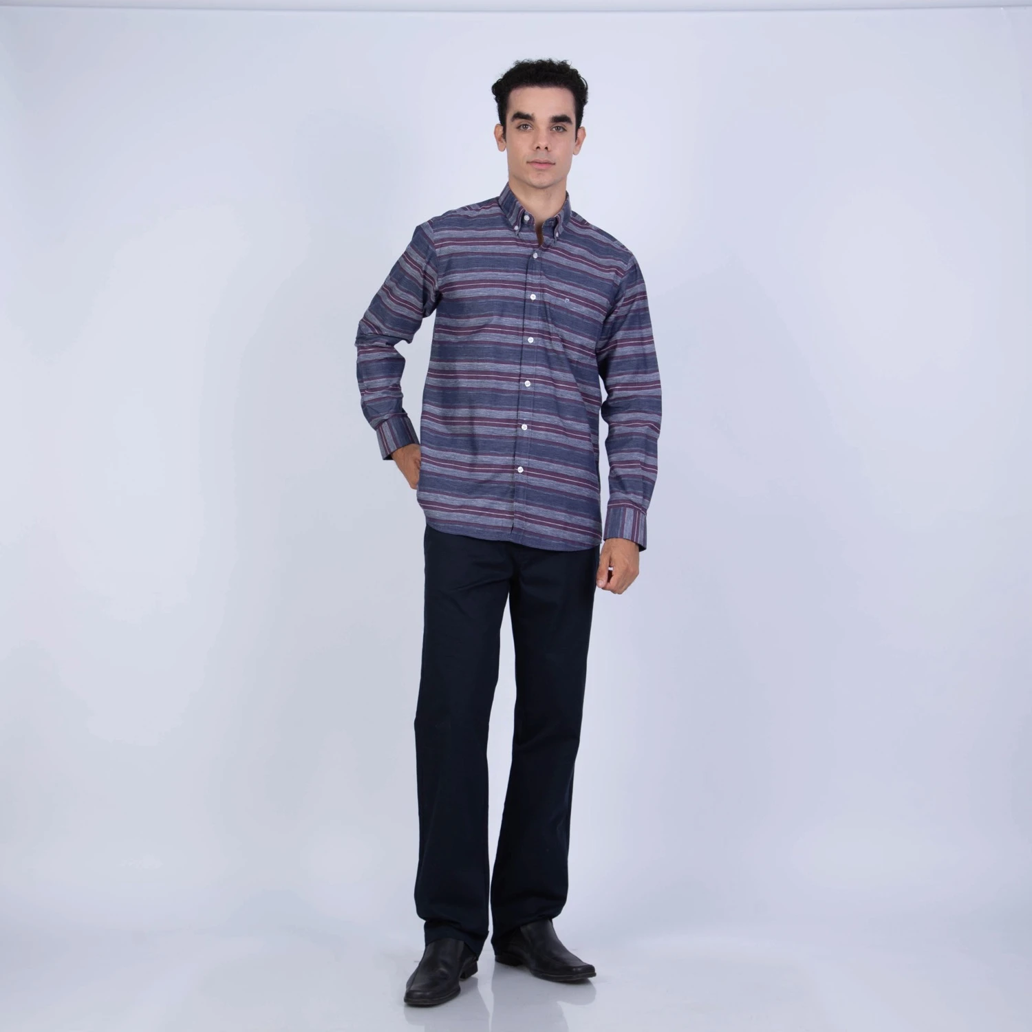 Camisa ML Etiqueta Azul PC-61616CA - Imagen 10