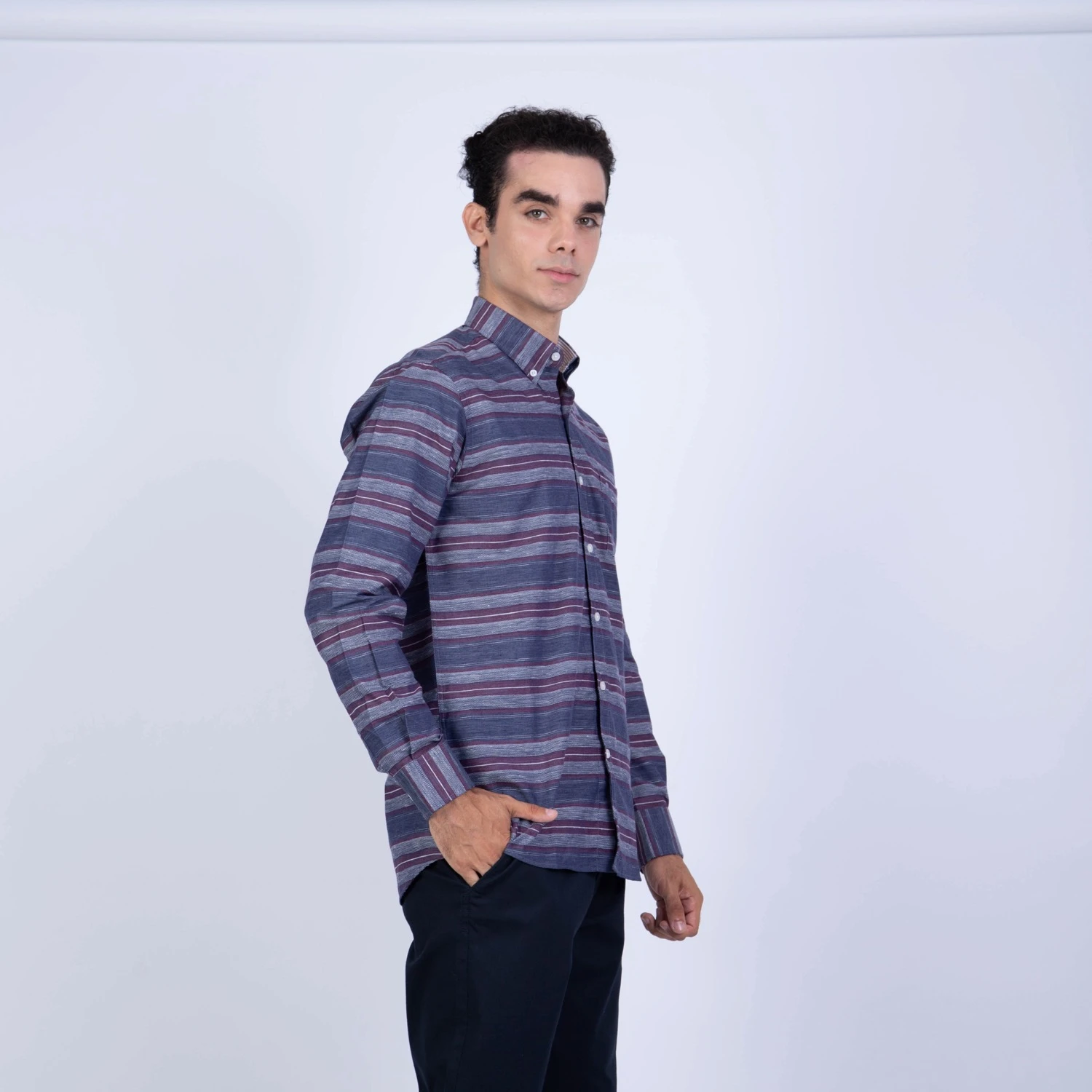 Camisa ML Etiqueta Azul PC-61616CA - Imagen 11