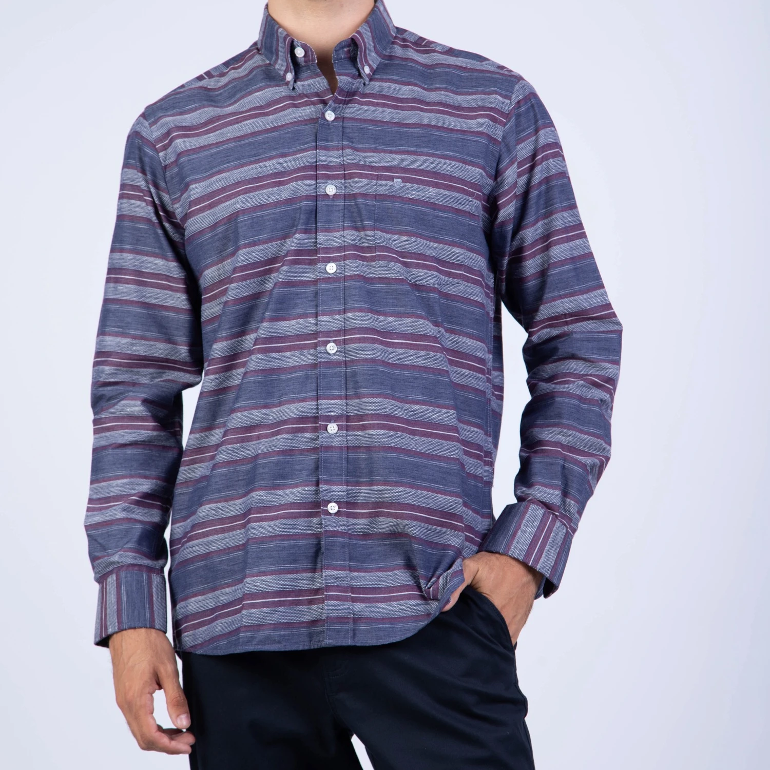 Camisa ML Etiqueta Azul PC-61616CA - Imagen 9
