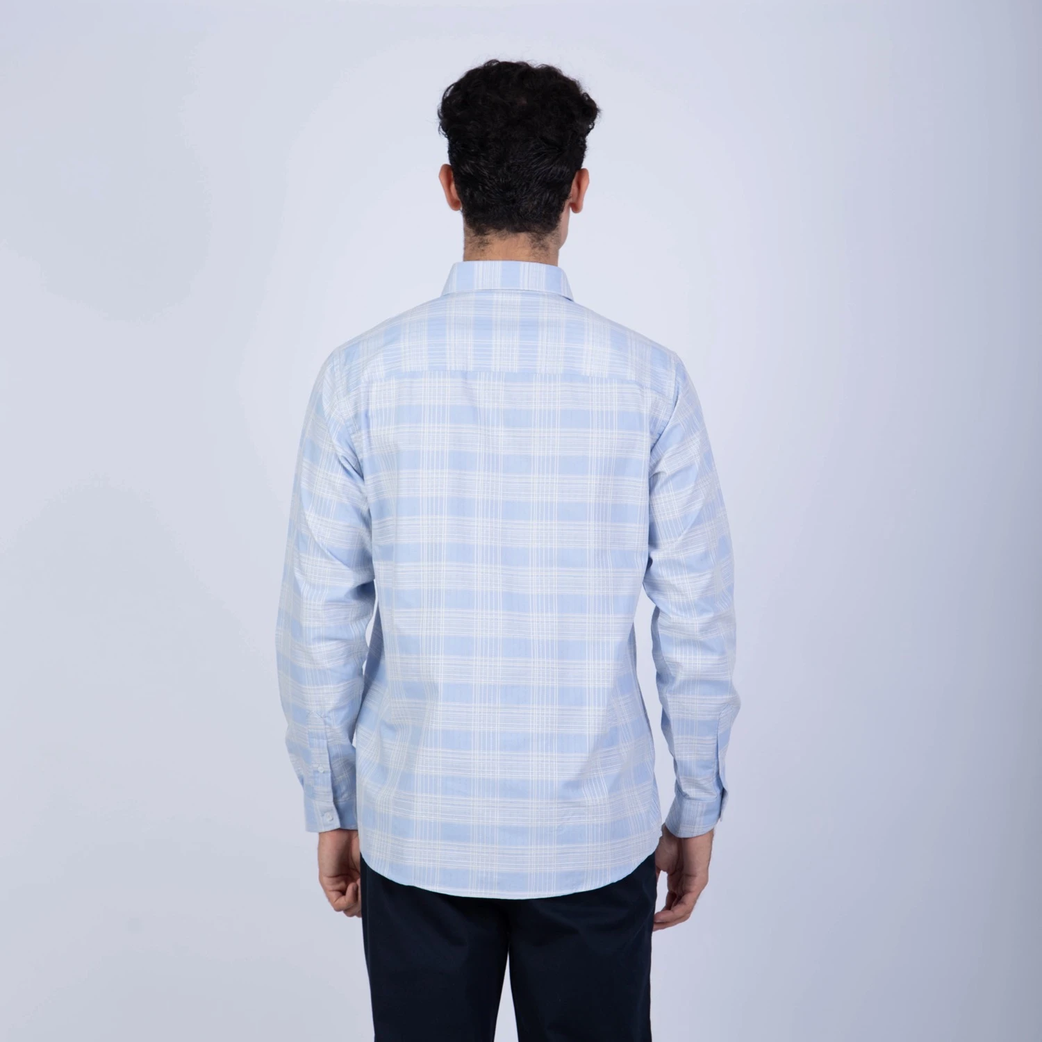 Camisa ML Etiqueta Azul con diseño frances PC-61611CA - Imagen 2