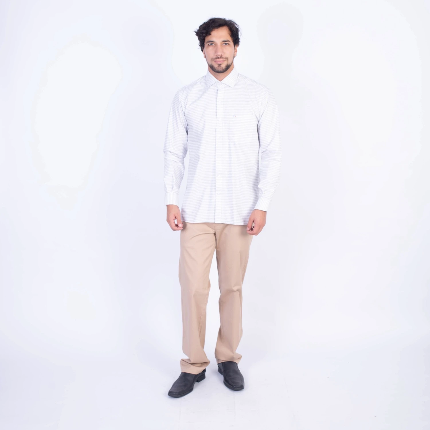 CAMISA ML ETQ ITALY LINO PC-61808CAA - Imagen 4