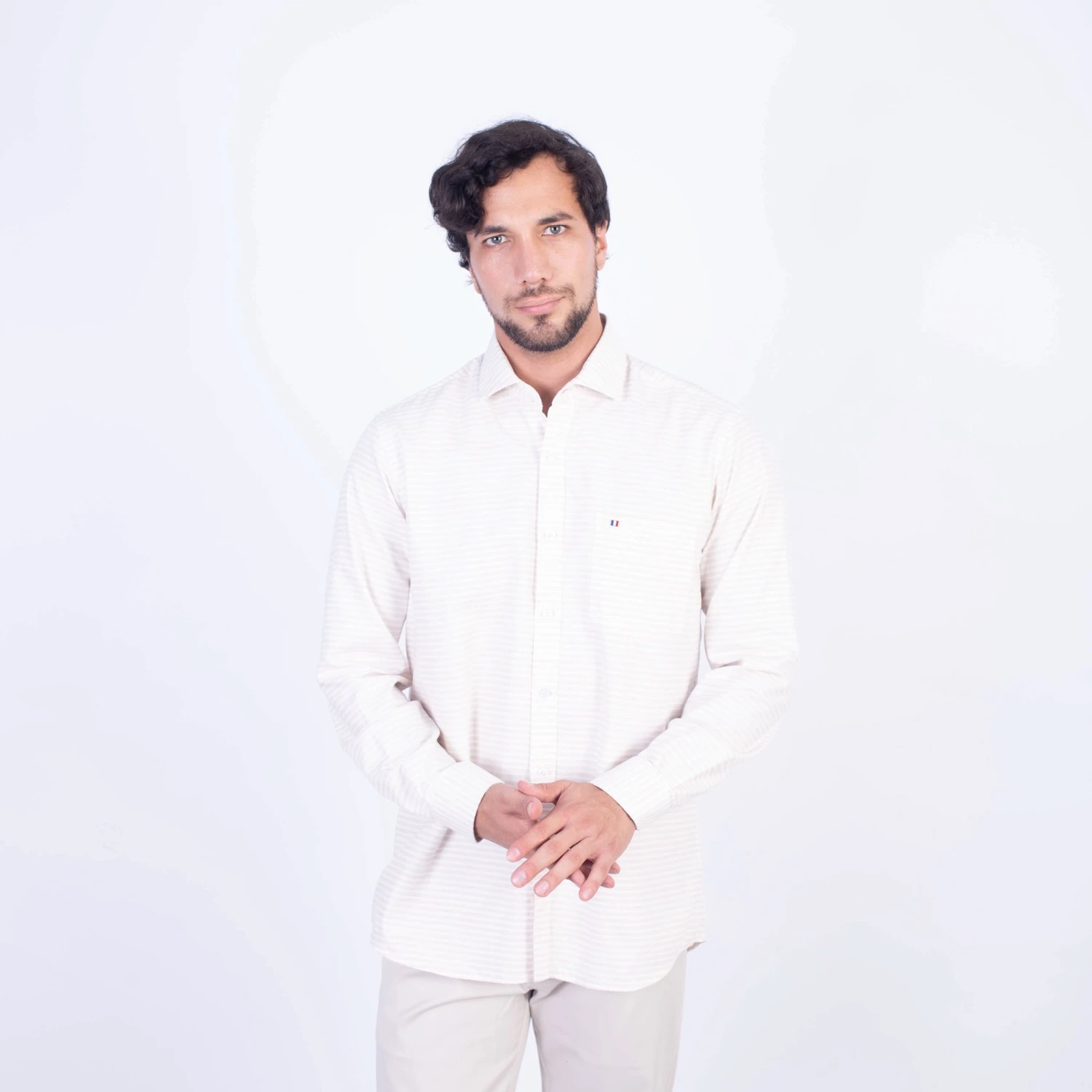 CAMISA ML ETQ ITALY LINO PC-61808CAA - Imagen 11