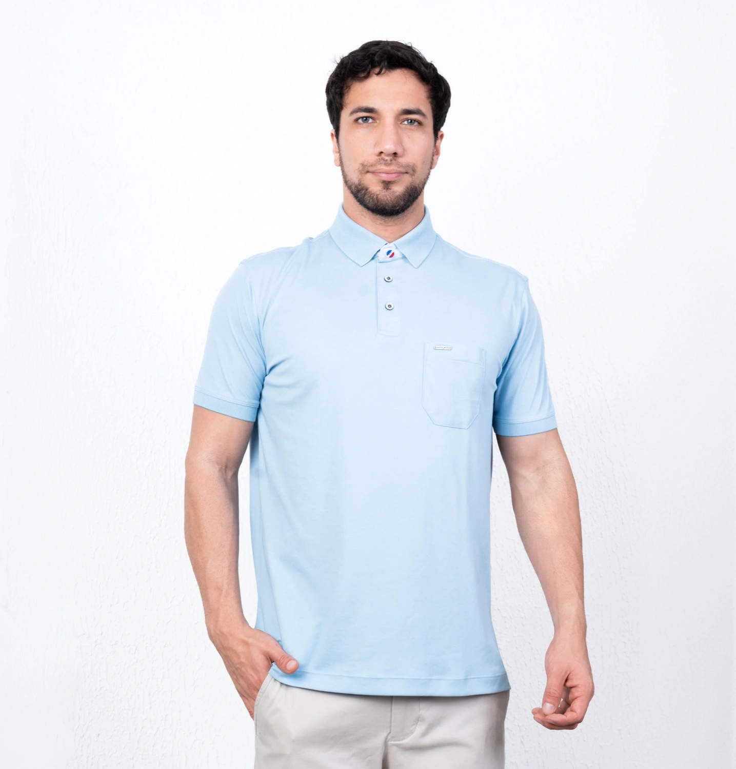 Polo MC Box Micropima Etiqueta Azul PC-6213PO - Imagen 6