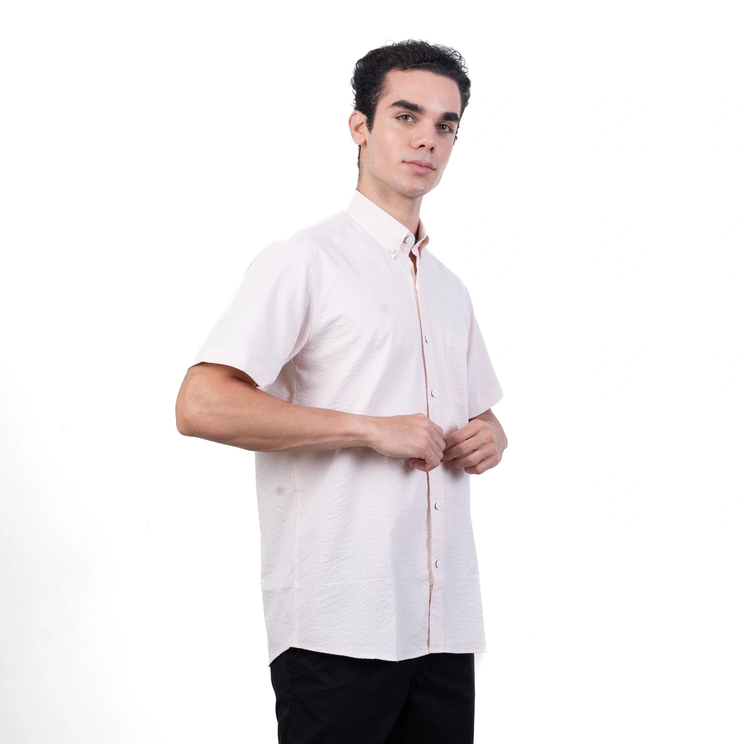 Camisa ML Etiqueta Azul con diseño frances PC-62638CAA - Imagen 3