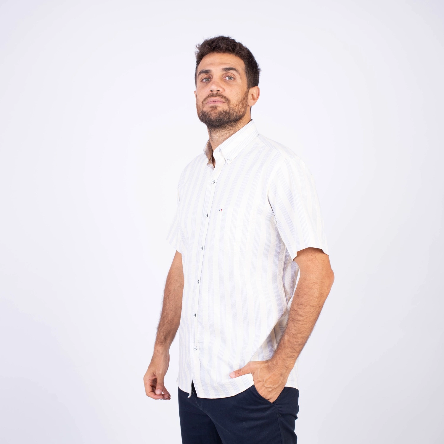 Camisa MC Seersucker PC-62633CAA - Imagen 10