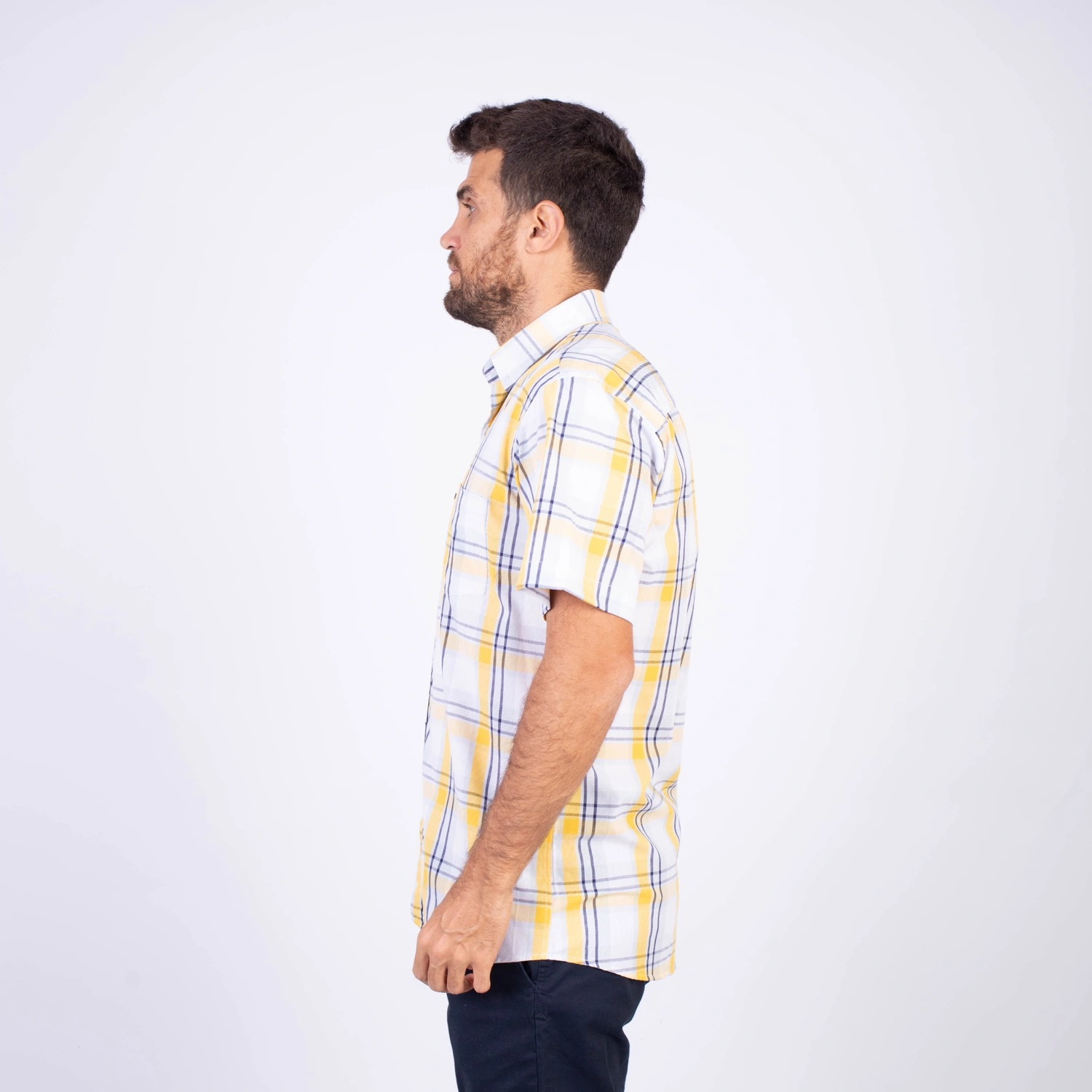 Camisa MC Etiqueta Azul con diseño Francés PC-62634CAA - Imagen 3