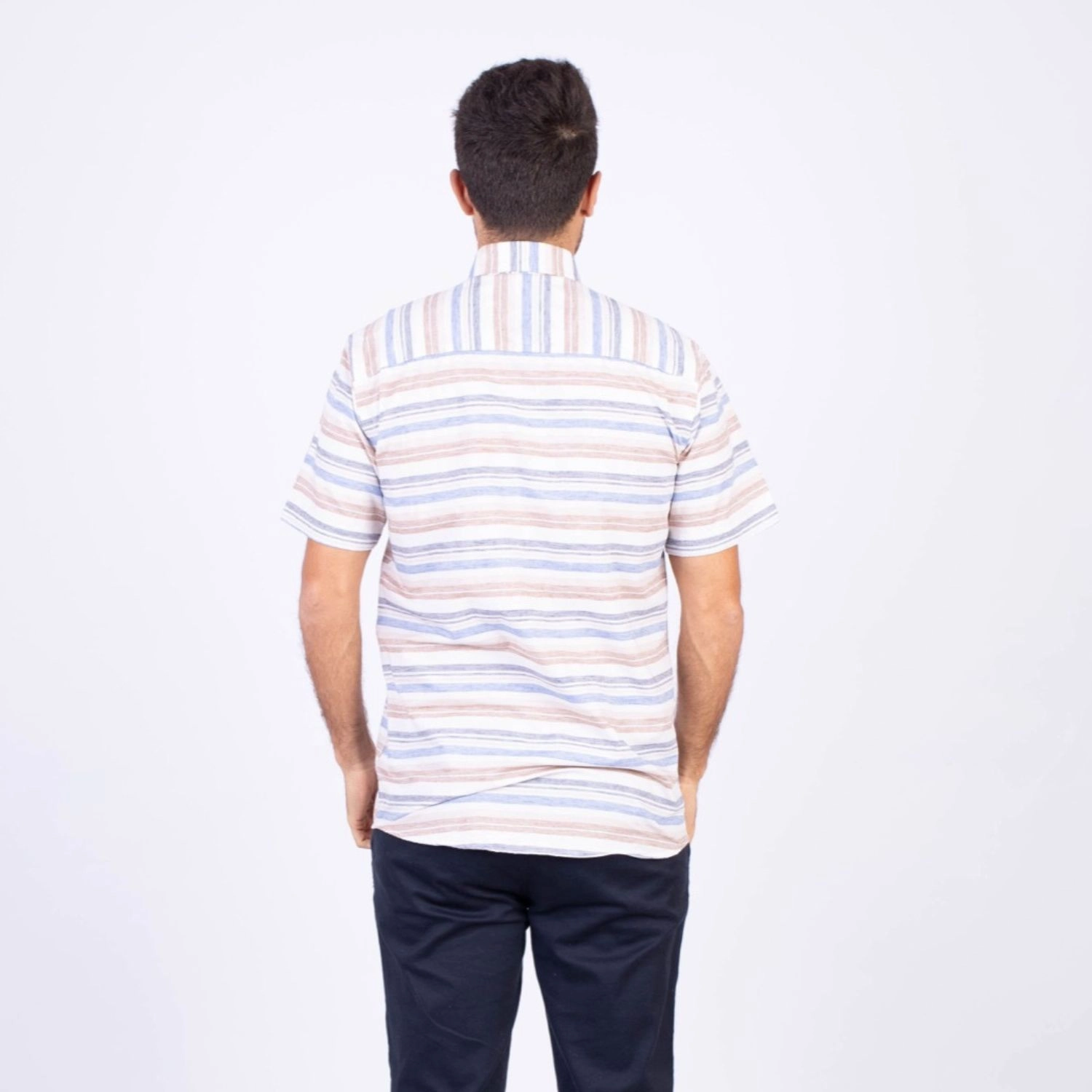 Camisa MC Etiqueta Azul con diseño Francés PC-62635CAA - Imagen 12