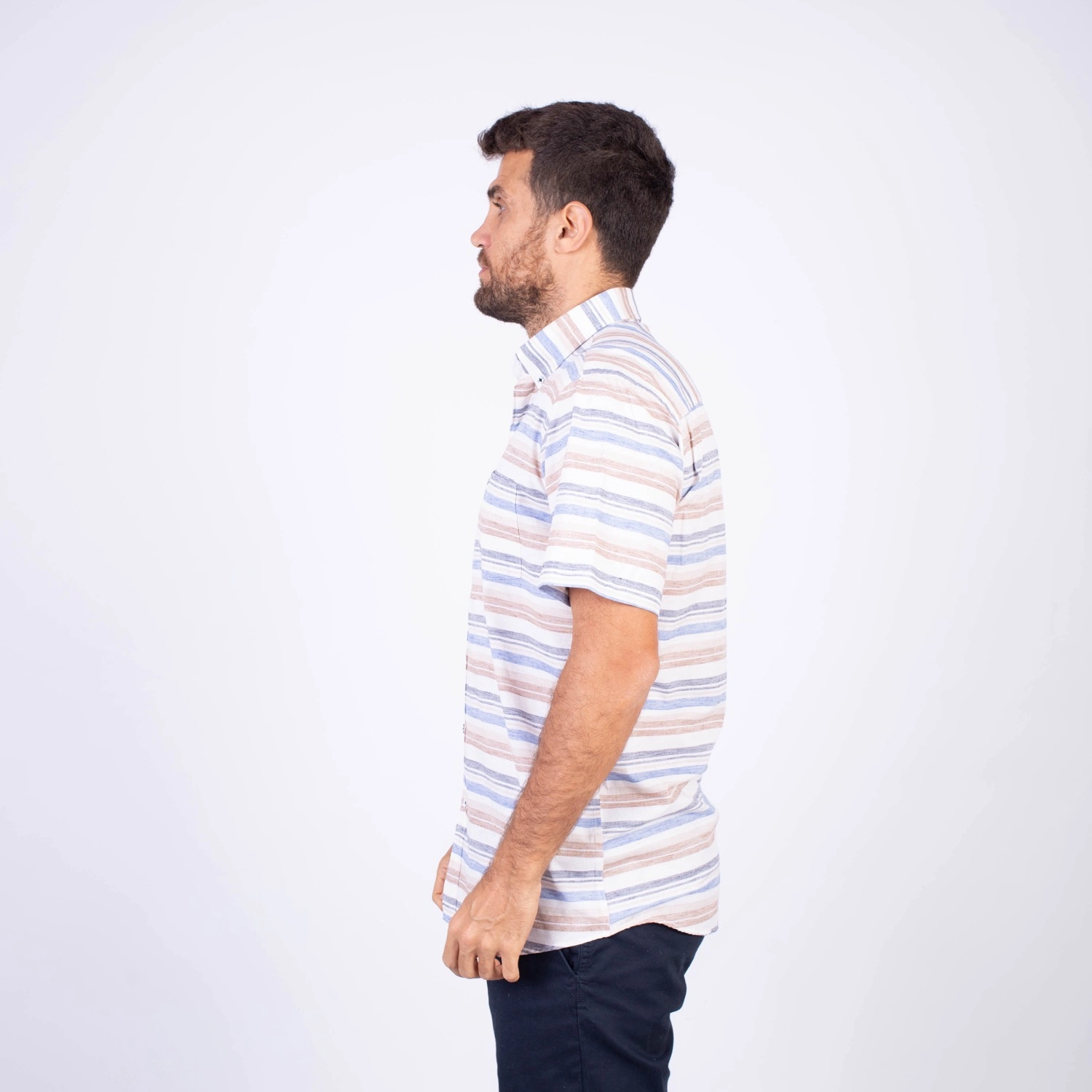 Camisa MC Etiqueta Azul con diseño Francés PC-62635CAA - Imagen 9