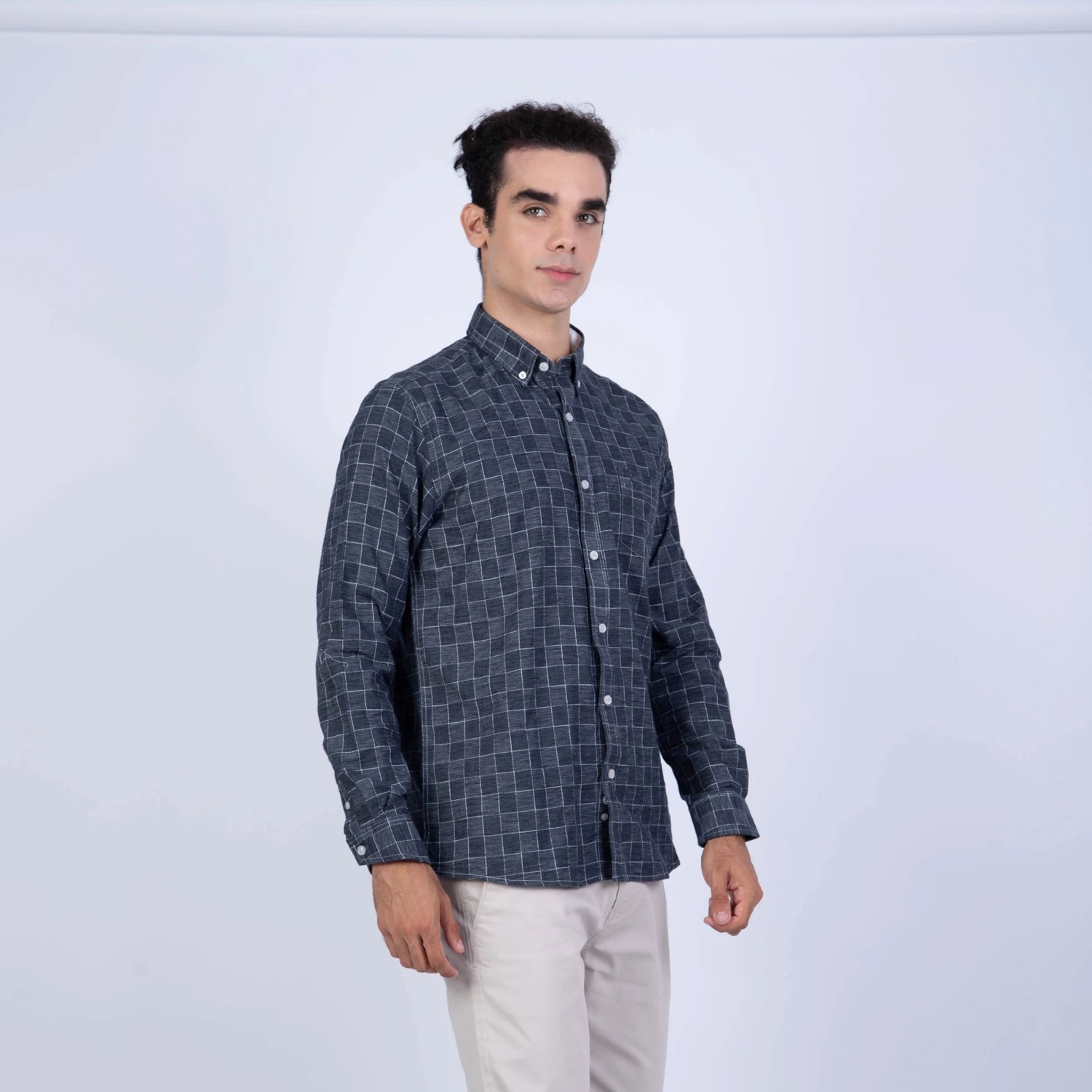 Camisa ML Etiqueta Azul con diseño frances PC-62612CAA - Imagen 11