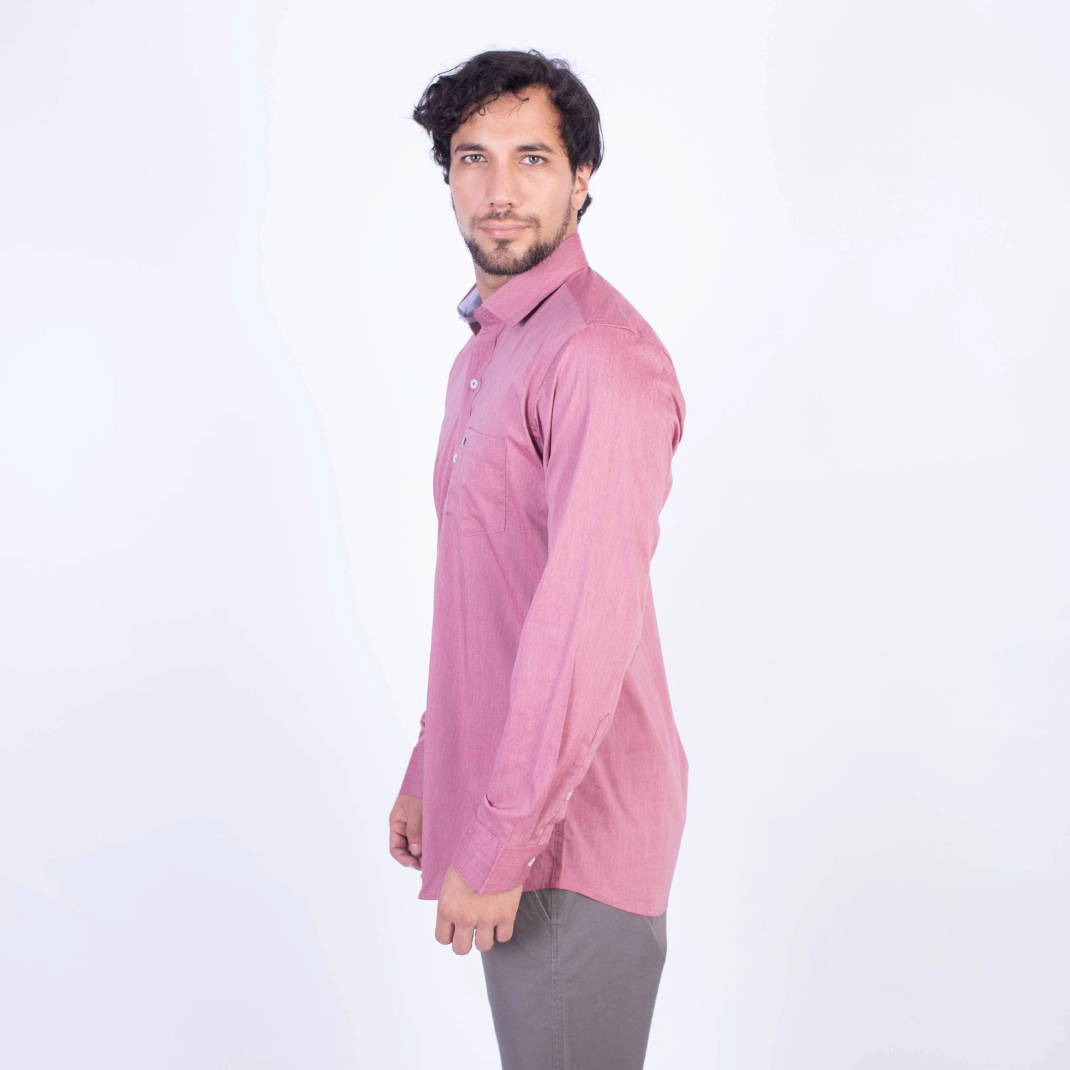 Camisa ML Popelina Etiqueta Azul con diseño frances PC-62650CA - Imagen 28