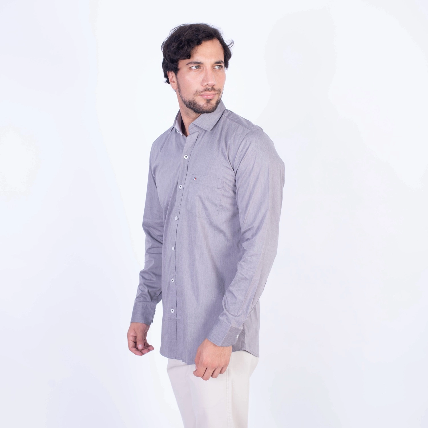 Camisa ML Popelina Etiqueta Azul con diseño frances PC-62650CA - Imagen 20