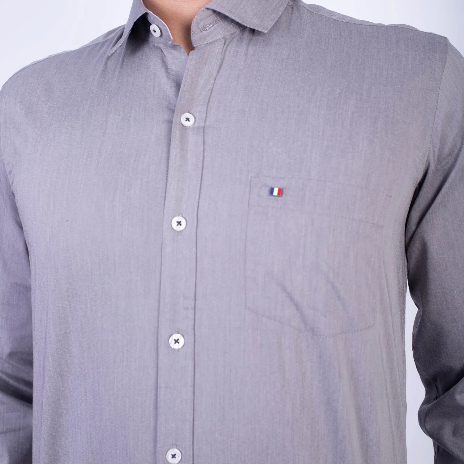 Camisa ML Popelina Etiqueta Azul con diseño frances PC-62650CA - Imagen 24