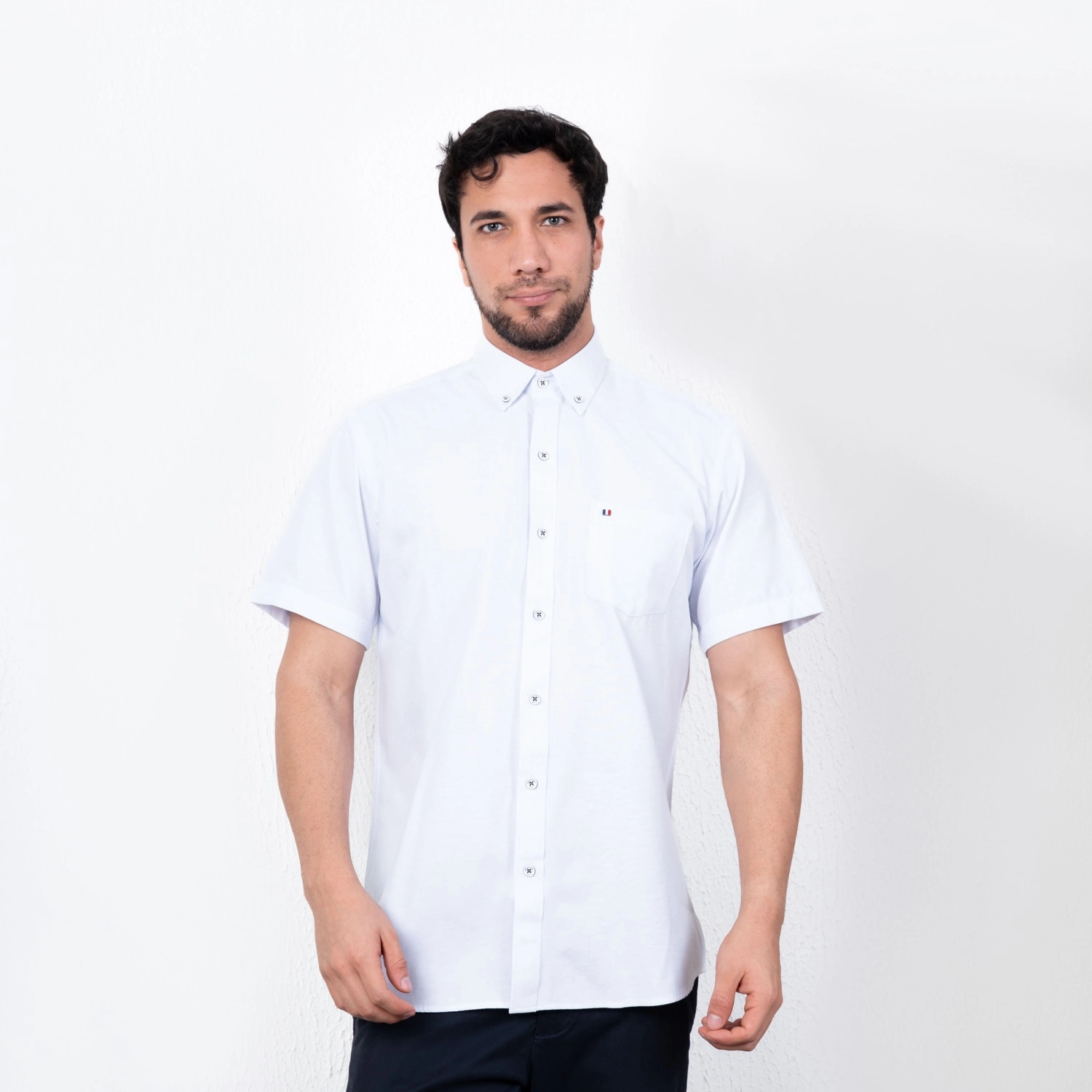 Camisa Oxford MC Etiqueta Azul con diseño Francés PC-62606CA - Imagen 30