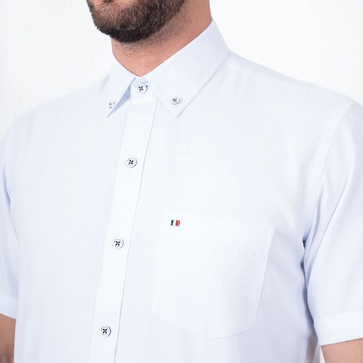 Camisa Oxford MC Etiqueta Azul con diseño Francés PC-62606CA - Imagen 27