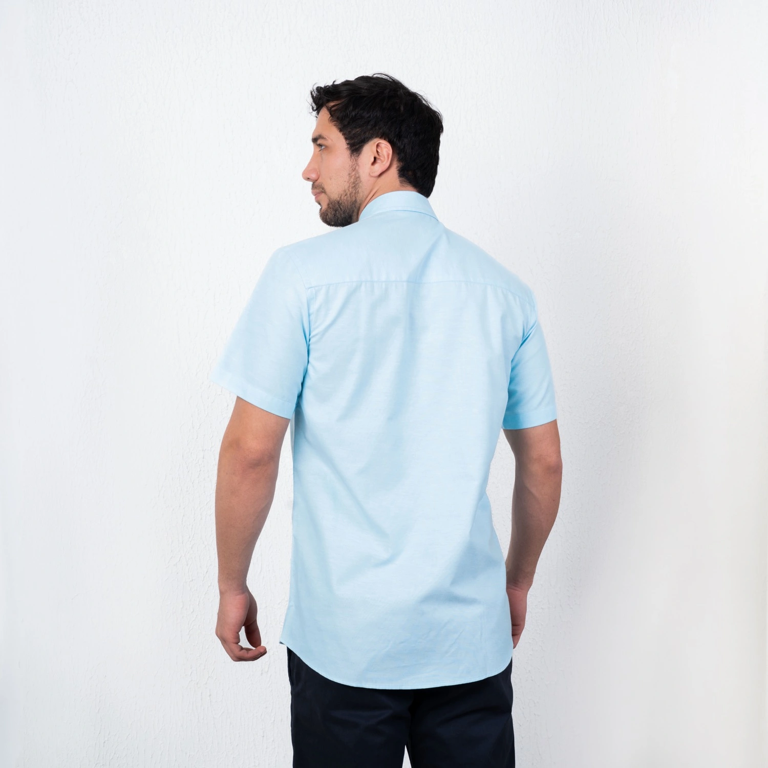 Camisa Oxford MC Etiqueta Azul con diseño Francés PC-62606CA - Imagen 8