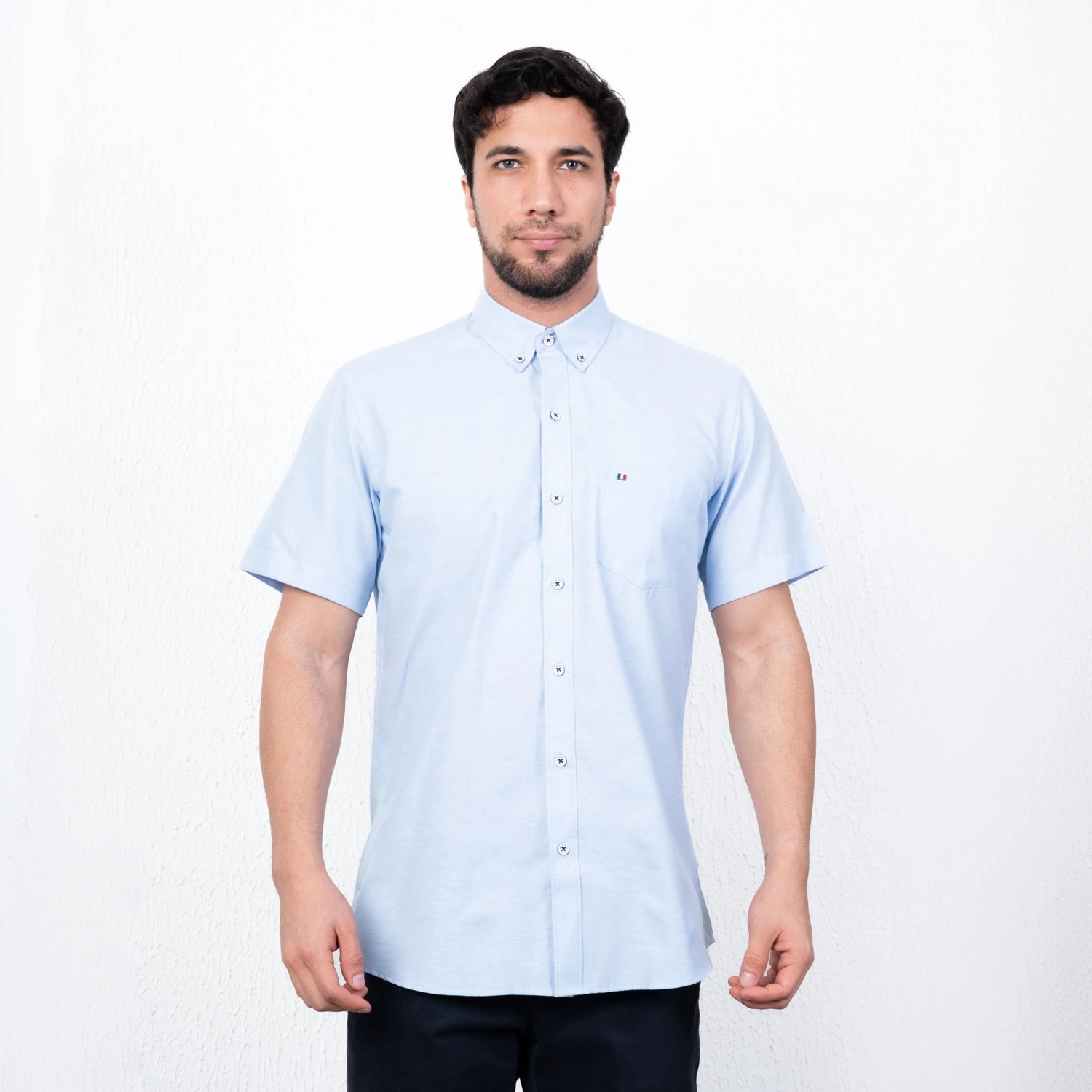 Camisa Oxford MC Etiqueta Azul con diseño Francés PC-62606CA - Imagen 26