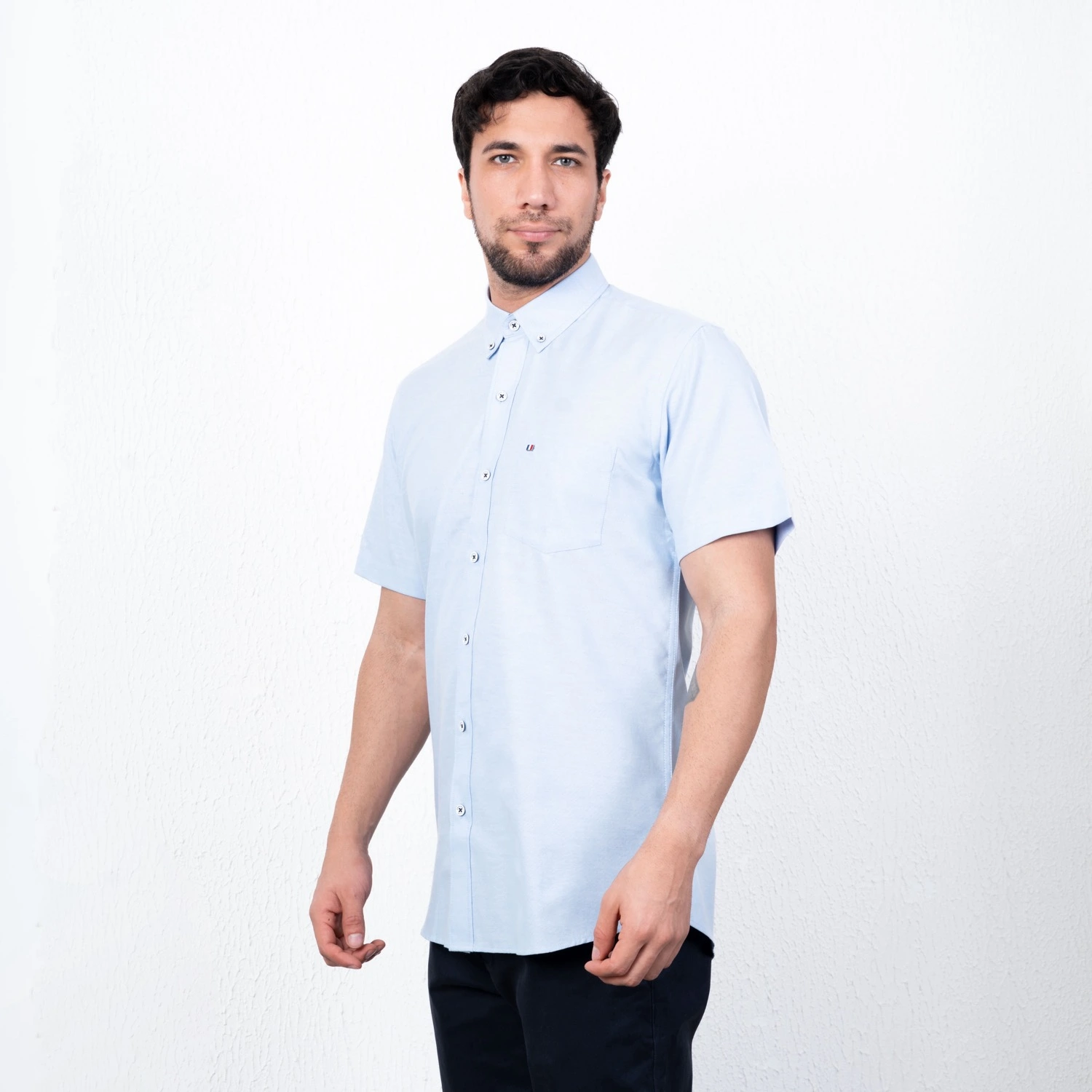 Camisa Oxford MC Etiqueta Azul con diseño Francés PC-62606CA - Imagen 25