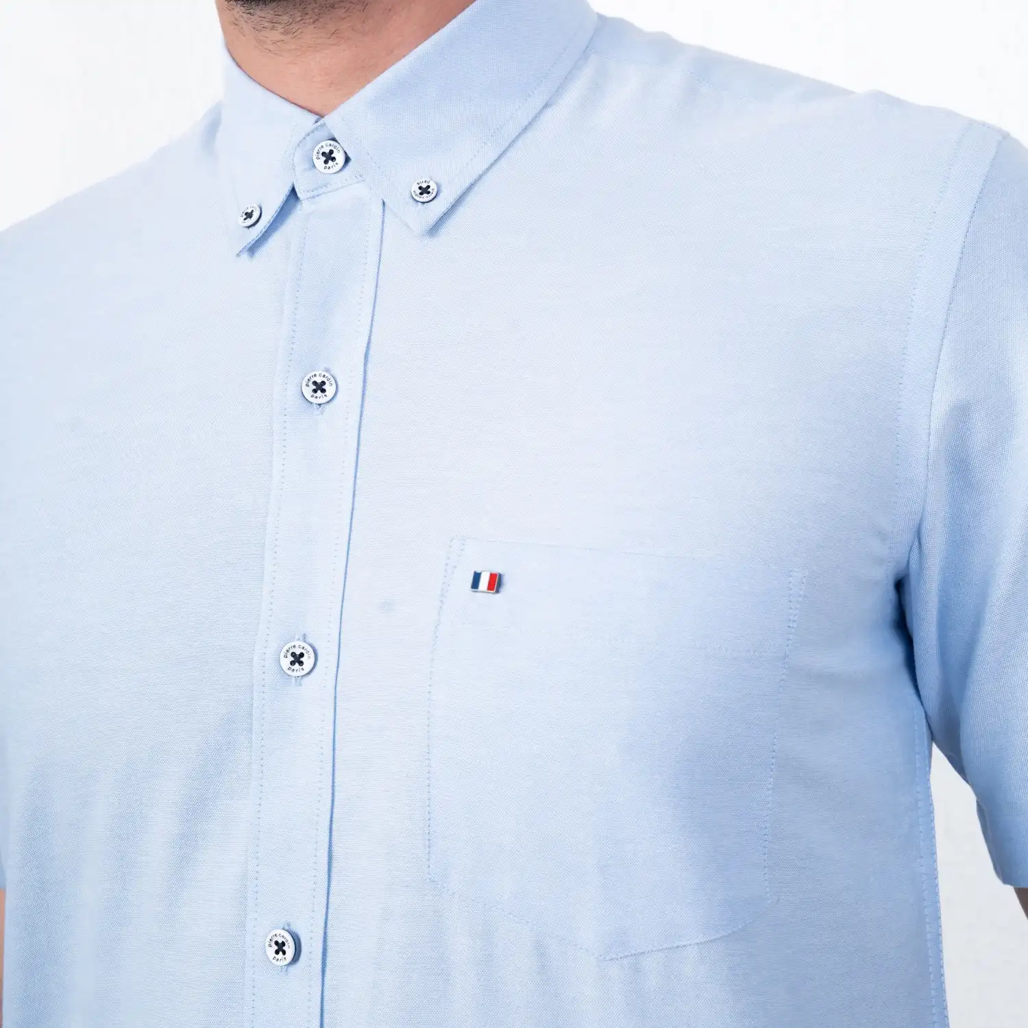 Camisa Oxford MC Etiqueta Azul con diseño Francés PC-62606CA - Imagen 23