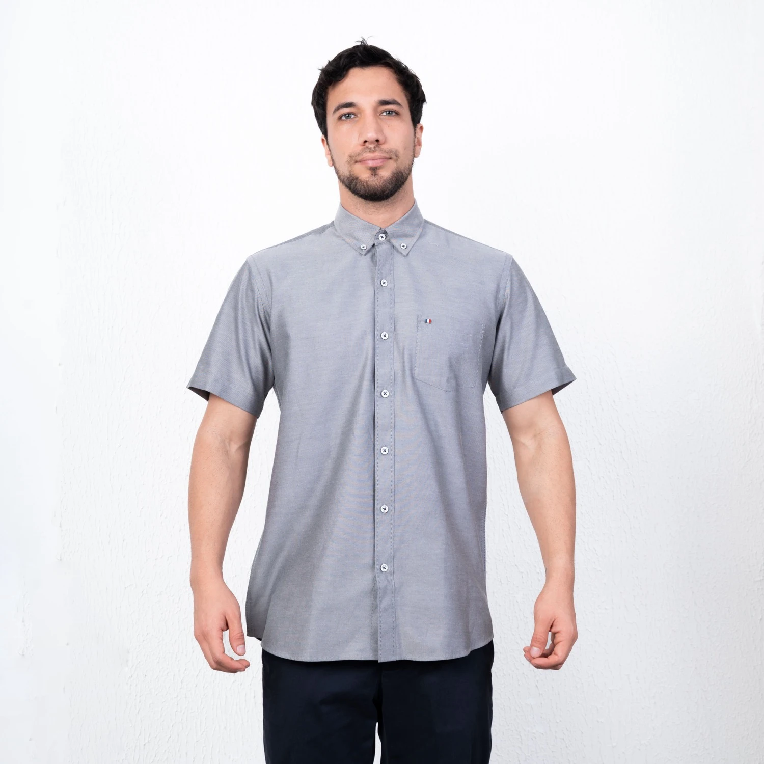 Camisa Oxford MC Etiqueta Azul con diseño Francés PC-62606CA - Imagen 22