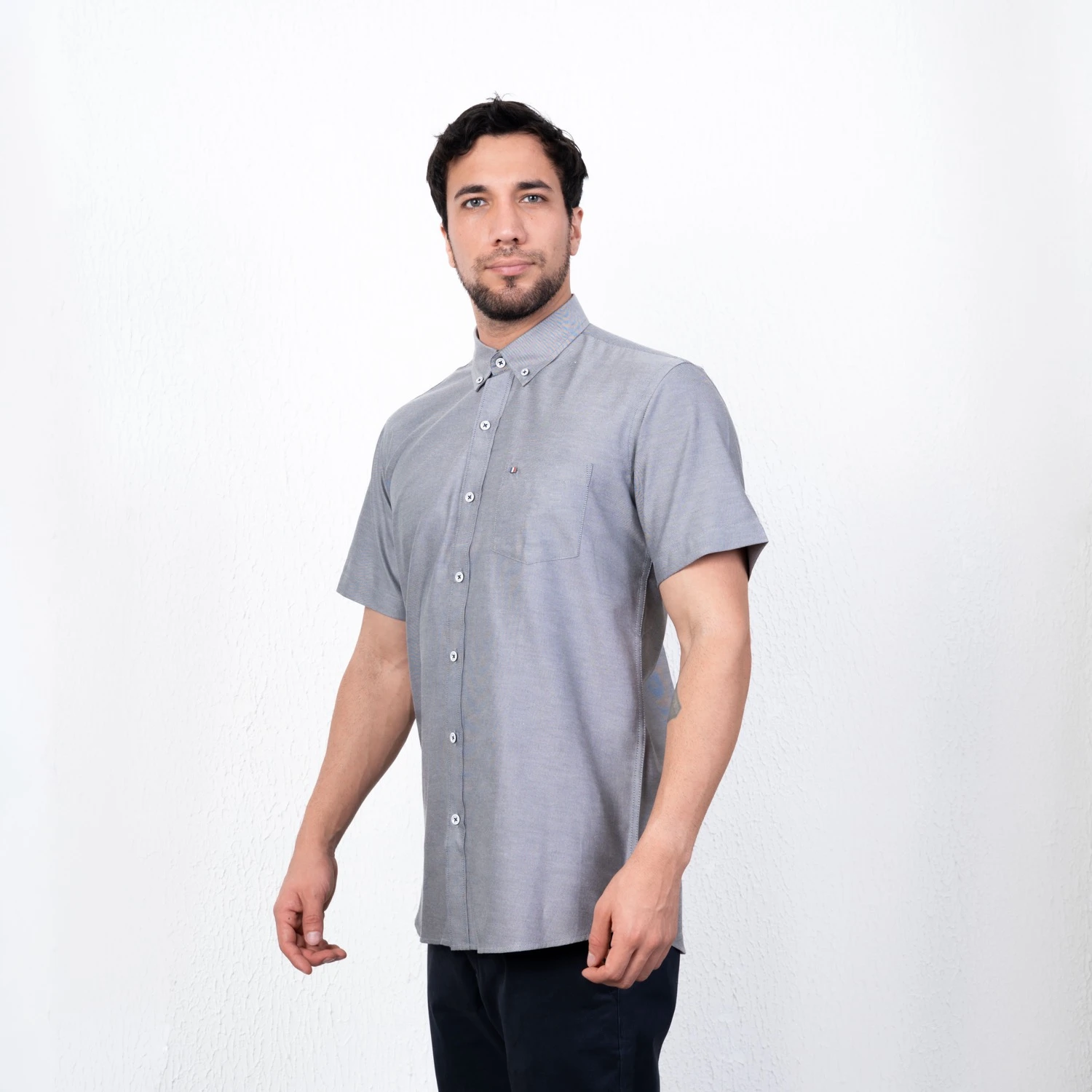 Camisa Oxford MC Etiqueta Azul con diseño Francés PC-62606CA - Imagen 21