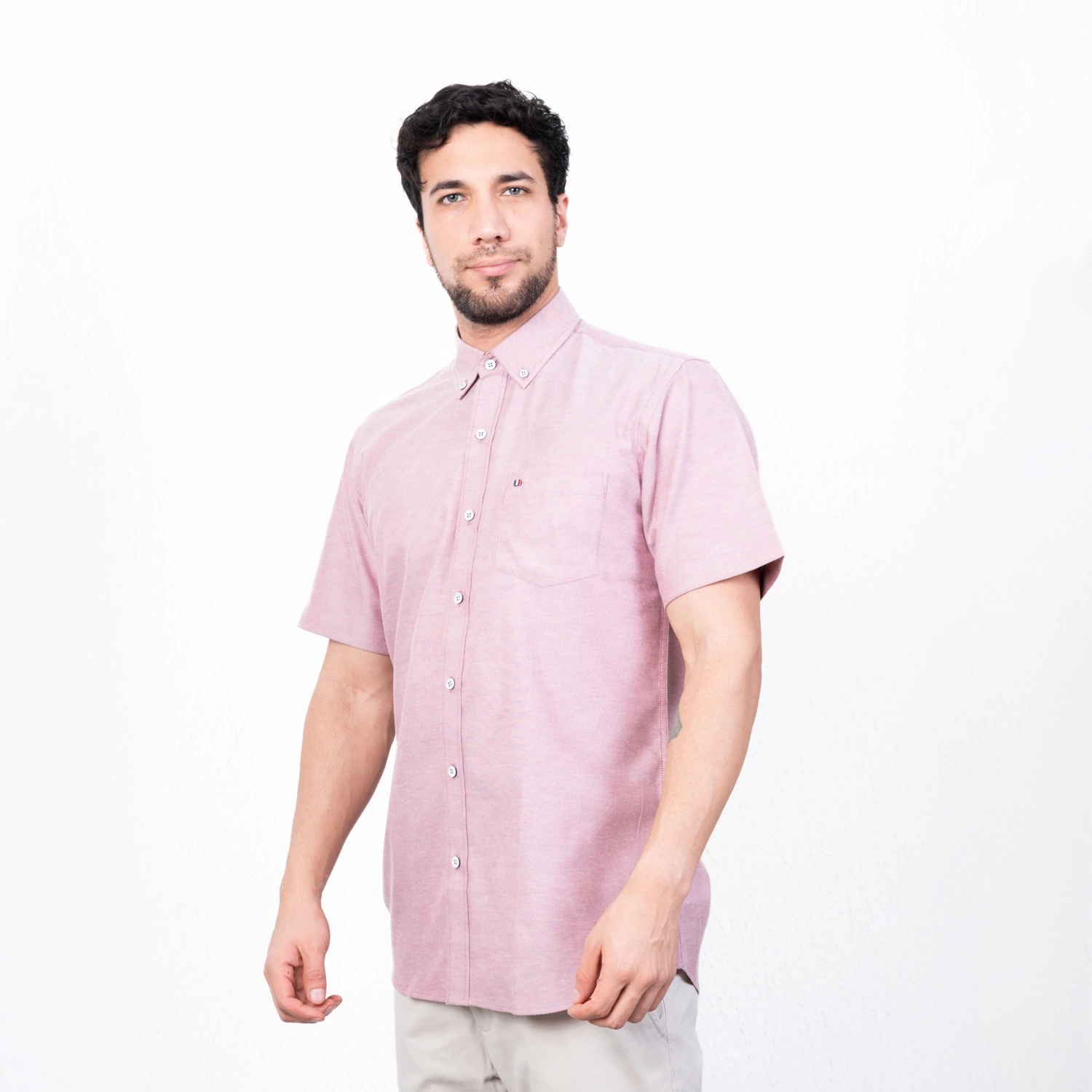 Camisa Oxford MC Etiqueta Azul con diseño Francés PC-62606CA - Imagen 18