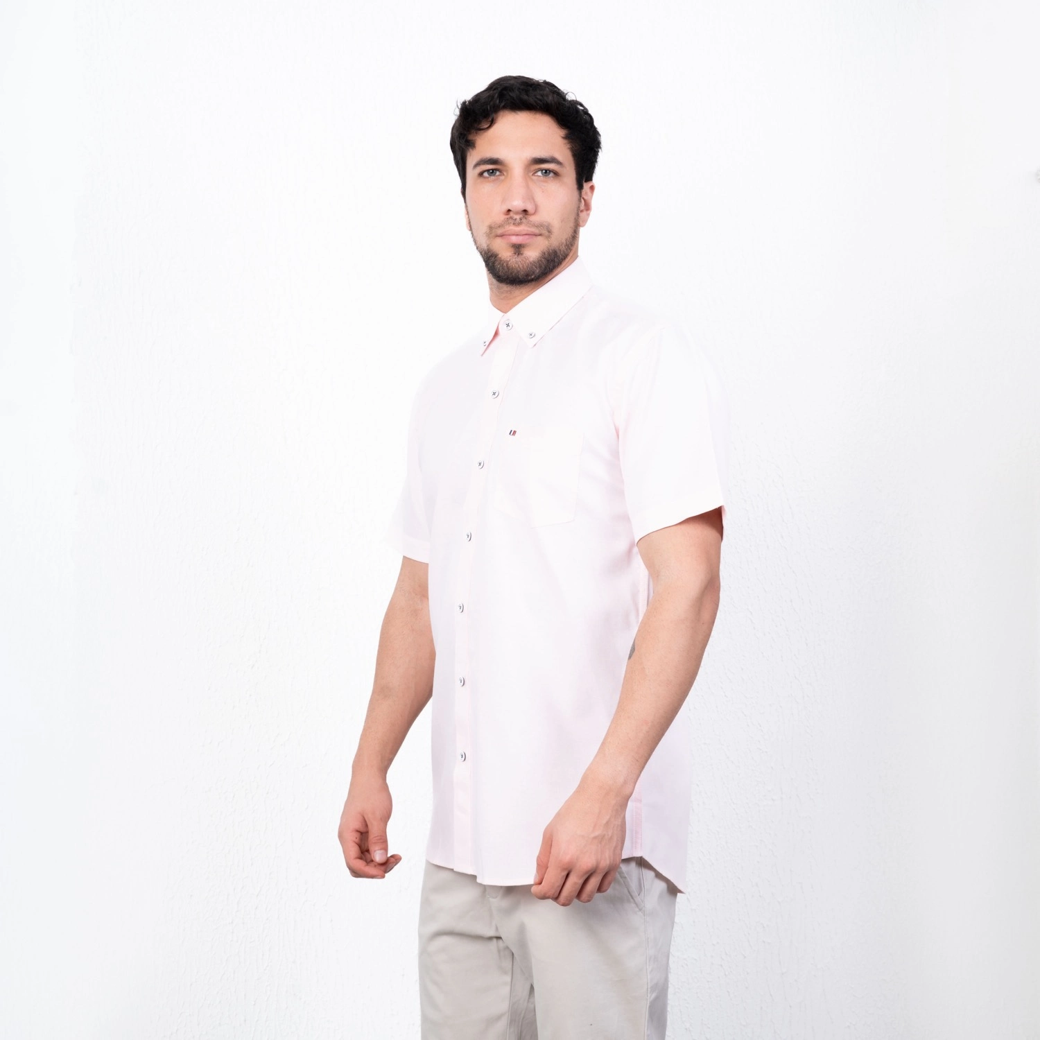 Camisa Oxford MC Etiqueta Azul con diseño Francés PC-62606CA - Imagen 13