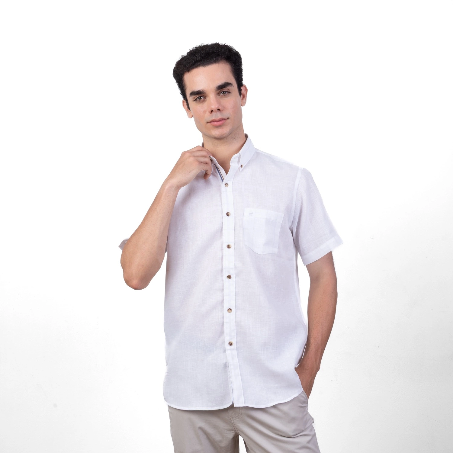 Camisa MC Etiqueta Linen Collection PC-62406CA - Imagen 4