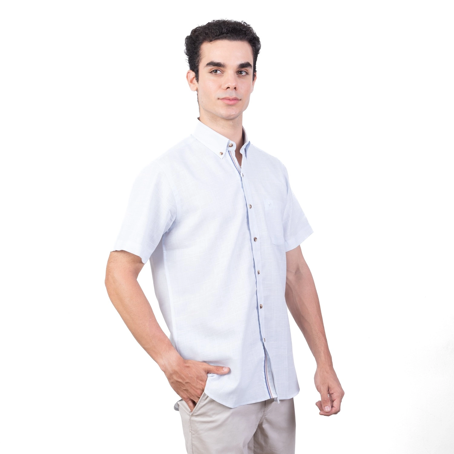 Camisa MC Etiqueta Linen Collection PC-62406CA - Imagen 8