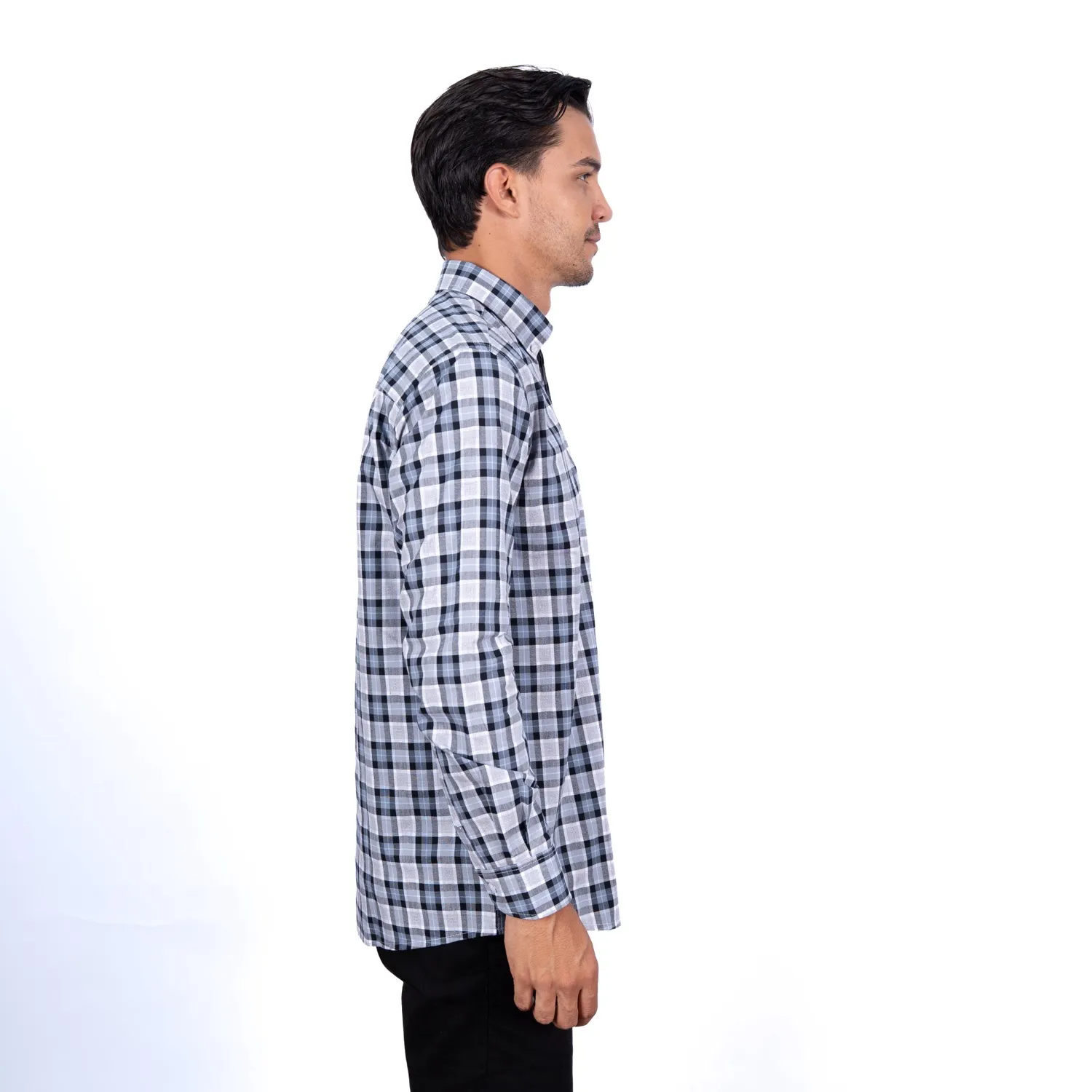 Camisa ML Etiqueta Azul con diseño Francés PC-63601CA - Imagen 3