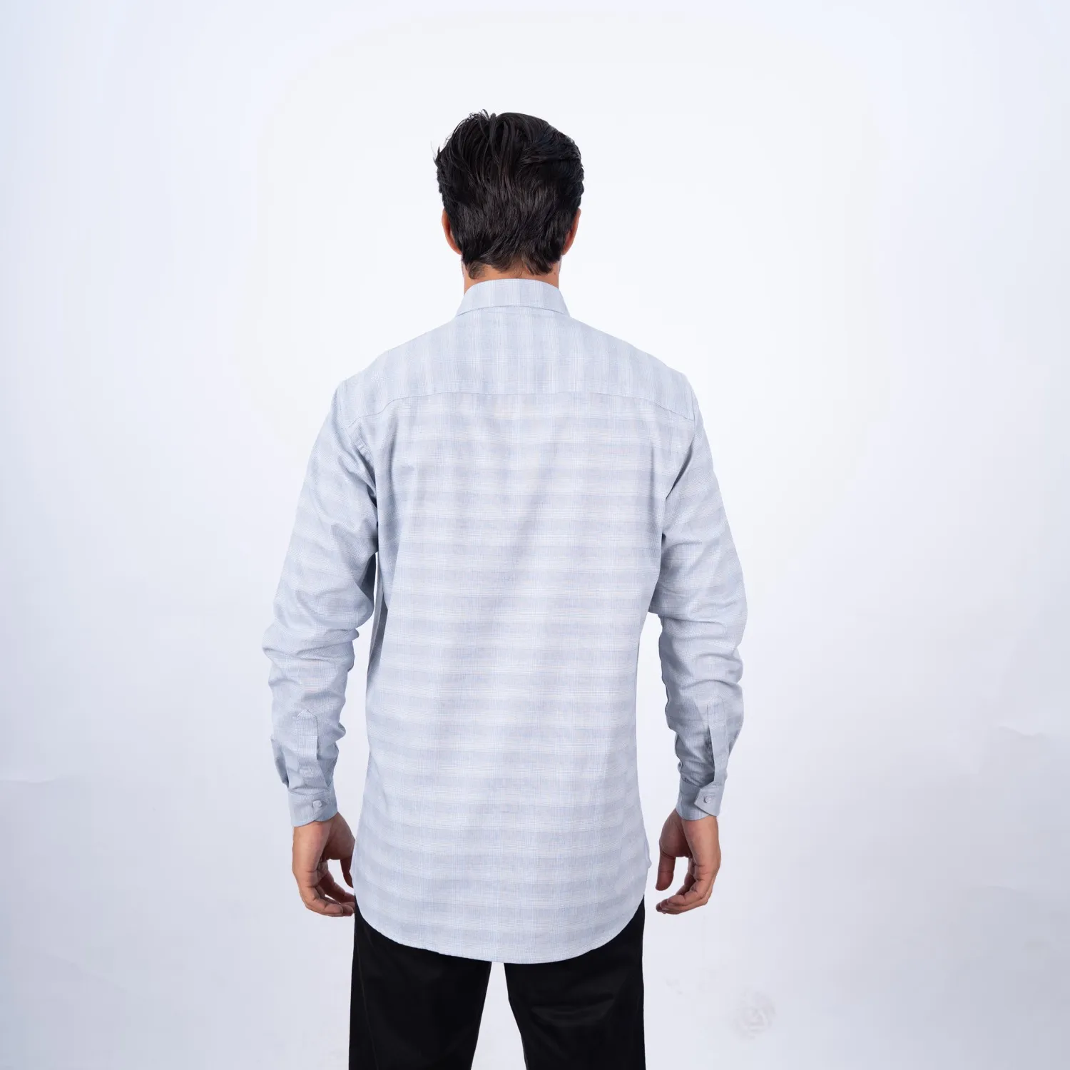 Camisa ML Sport con Cuello Frances Etiqueta Tessuto Made in Italy PC-63702CA - Imagen 4