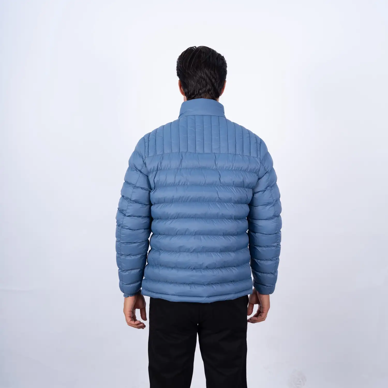 Casaca de Nylon Zipper en contraste con diseño francés PC-63102CS - Imagen 19