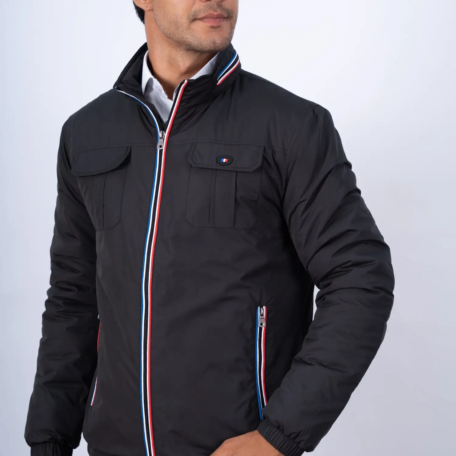 Casaca de Nylon con diseño francés PC-63107CS - Imagen 6