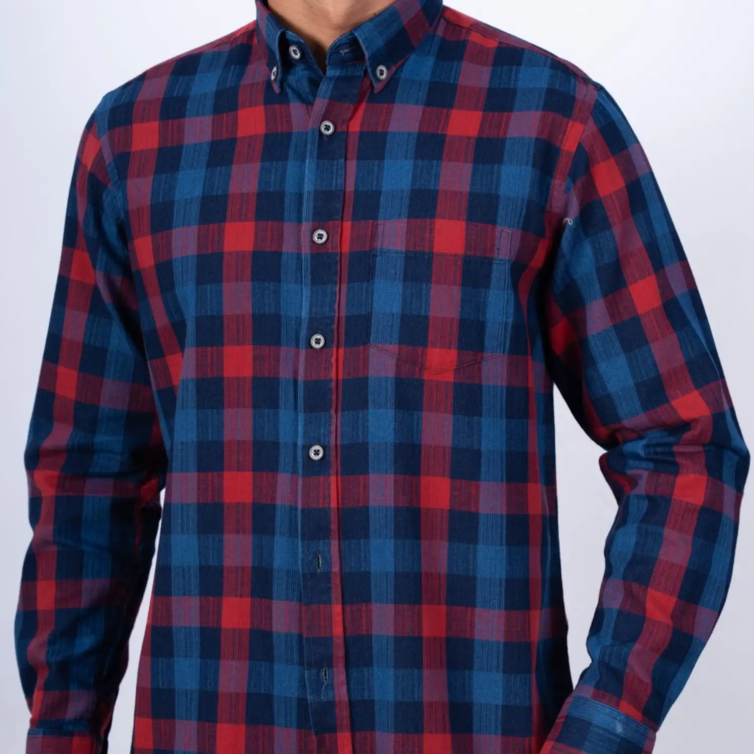 Camisa ML Etiqueta Pierre Cardin Jeans con diseño Francés PC-63504CA - Imagen 5