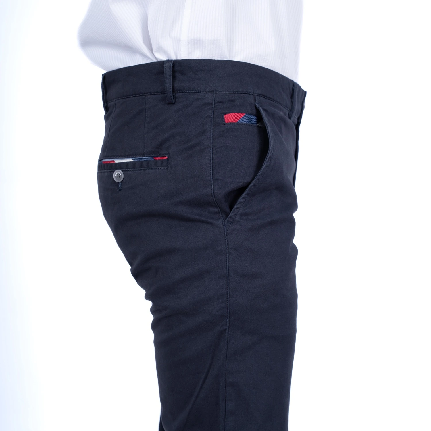 Pantalón de Drill Stretch con diseño Francés PC-6300PA - Imagen 8