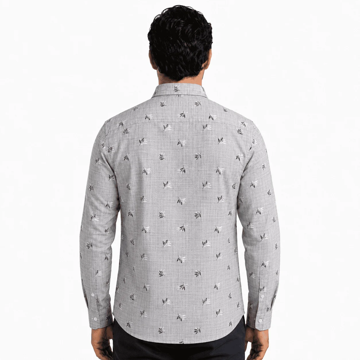 Camisa ML Estampada Etiqueta Azul con diseño Francés PC-63614CA - Imagen 9