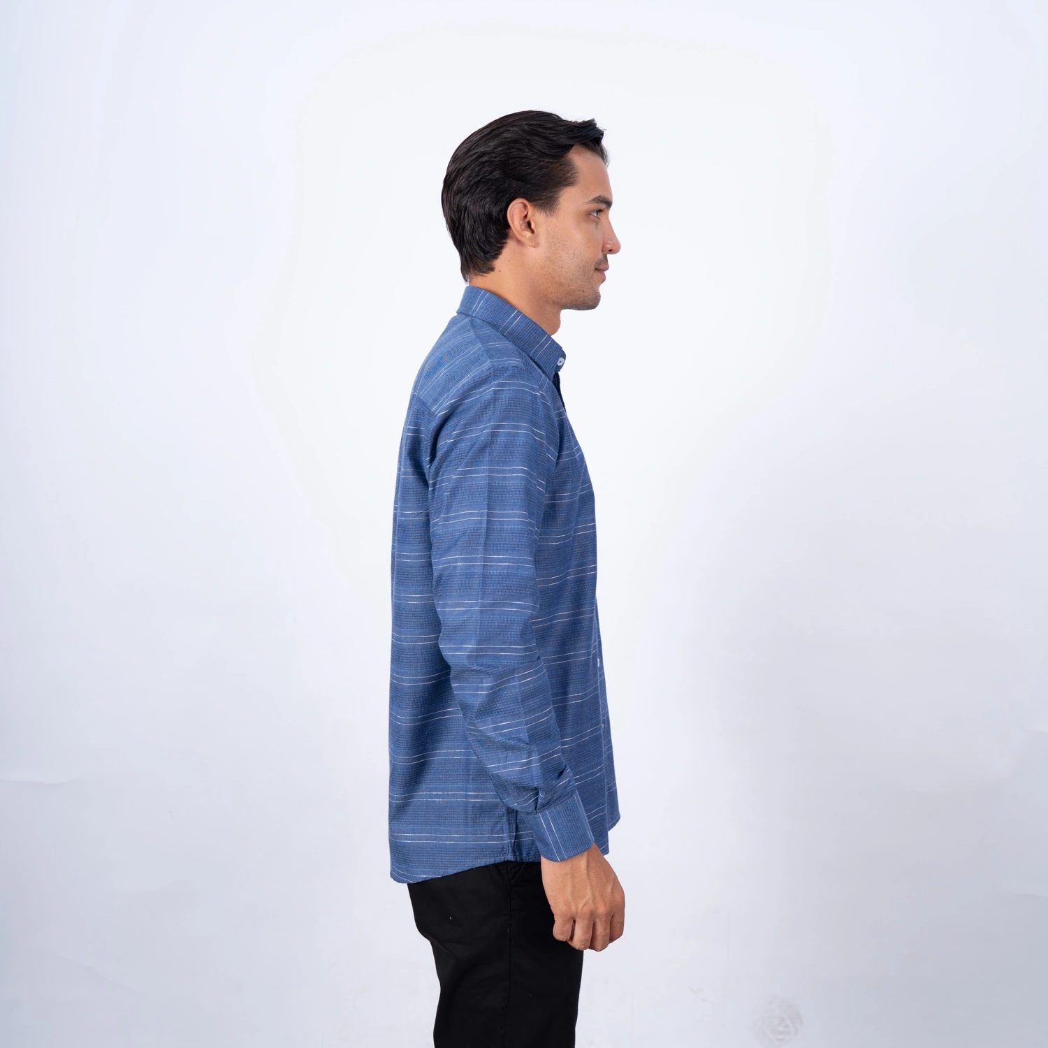 Camisa ML Etiqueta Azul con diseño Francés PC-63618CA - Imagen 5