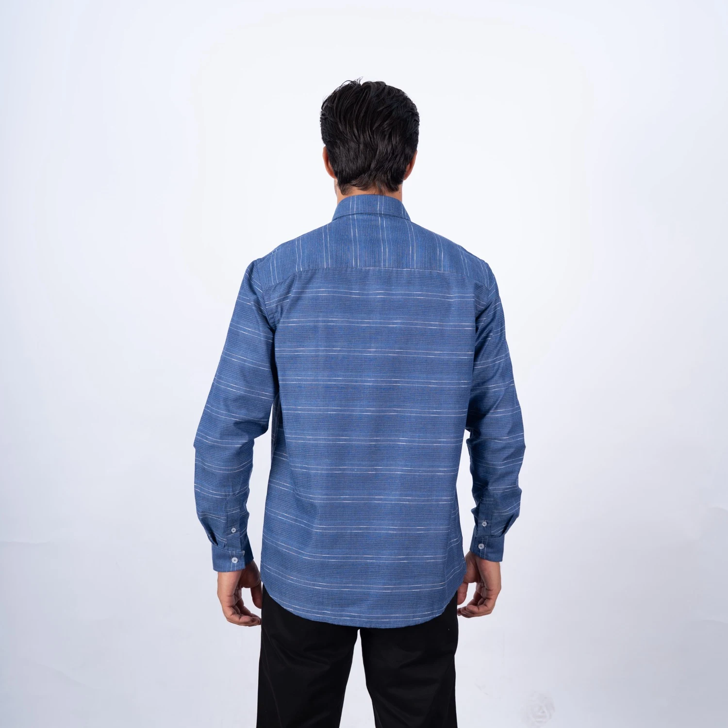 Camisa ML Etiqueta Azul con diseño Francés PC-63618CA - Imagen 6