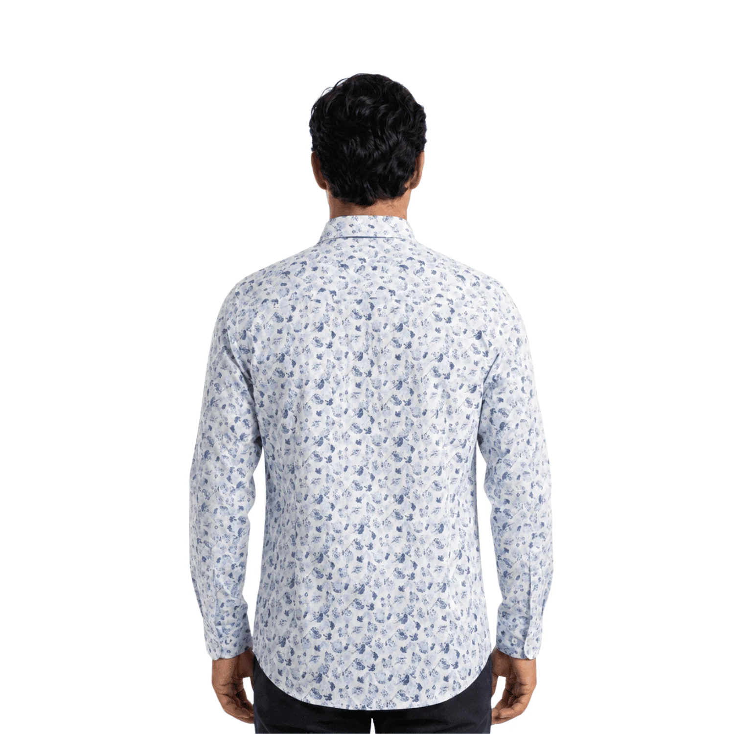 Camisa ML Estampada Etiqueta Azul con diseño Francés PC-63624CA - Imagen 9