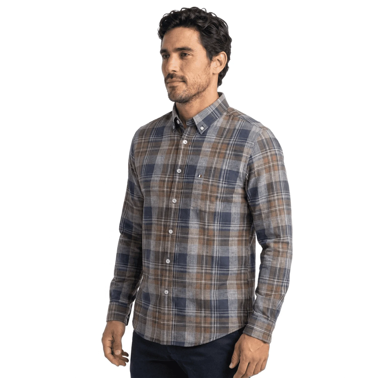 Camisa ML Etiqueta Azul con diseño Francés PC-63631CA - Imagen 8