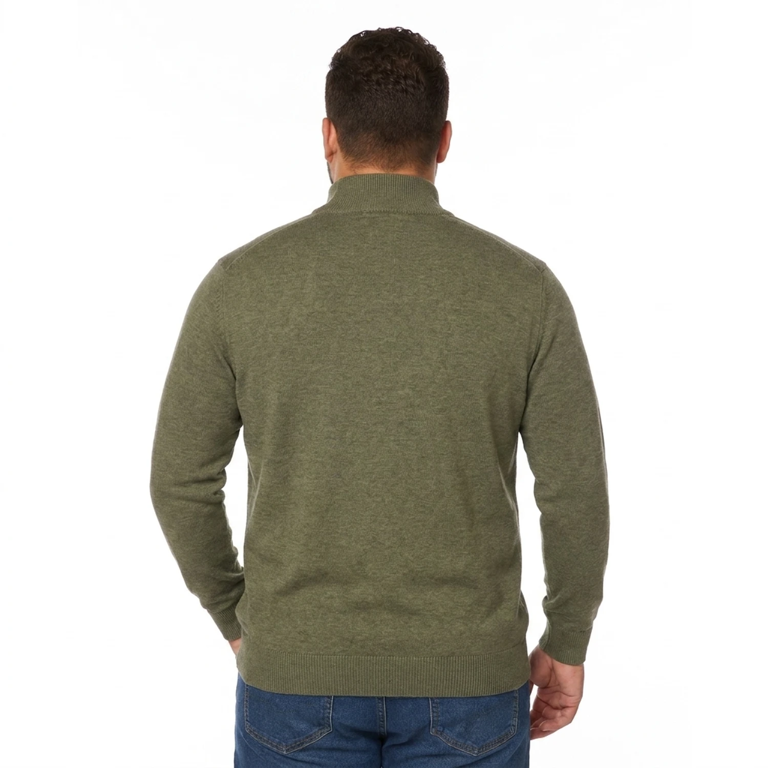 Chompa de Algodón Half Zipper Etiqueta Azul con diseño francés CAR-6303CH - Imagen 13